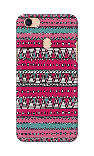 Image of PRINTFIDAA Printed Hard Back Cover Case for Oppo F5 | Oppo F5 Youth | Oppo F5 Plus Back Cover (Geometric Vintage Pattern) -1803
