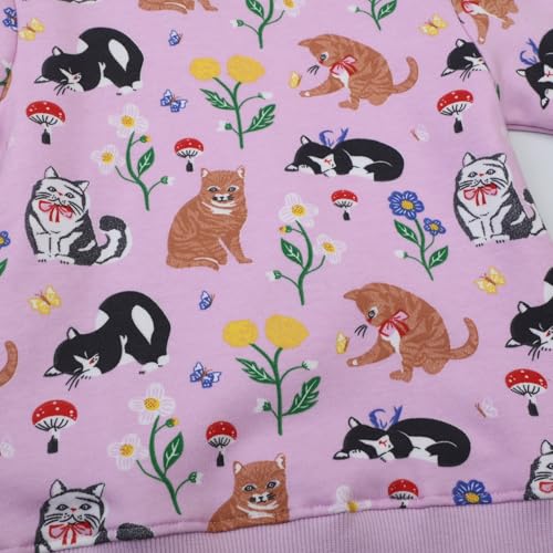Image of Hongshilian Unisex Kids Cute Cartoon Cotton Sweater Shirt