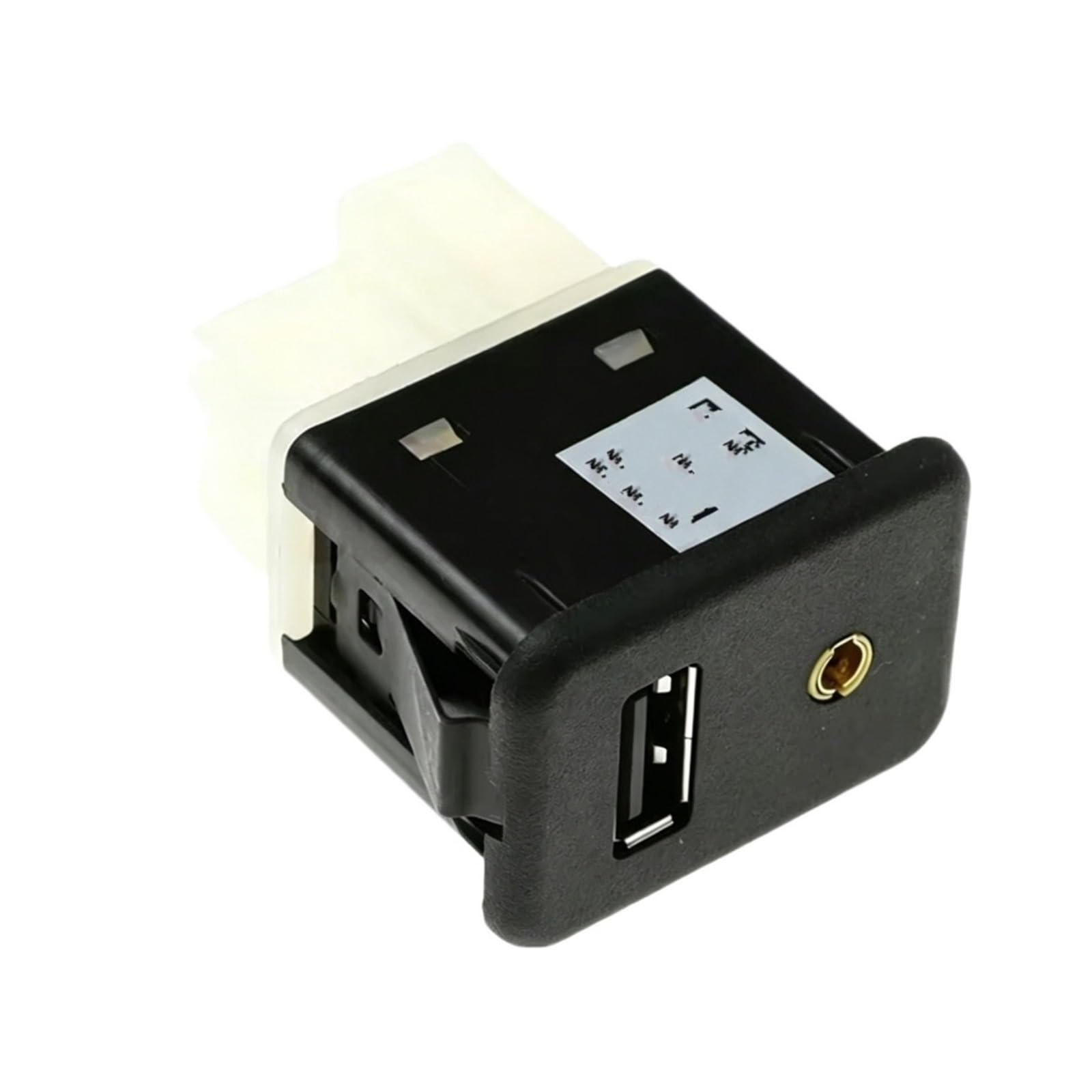 Compatible Con Chevrolet Para Sonic 2013-2016 Para Trax 2015-2016 Para Spark 2013-2015 Puerto USB Para Automóvil Conector Auxiliar Auxiliar 95224941 Interfaz USB AUX