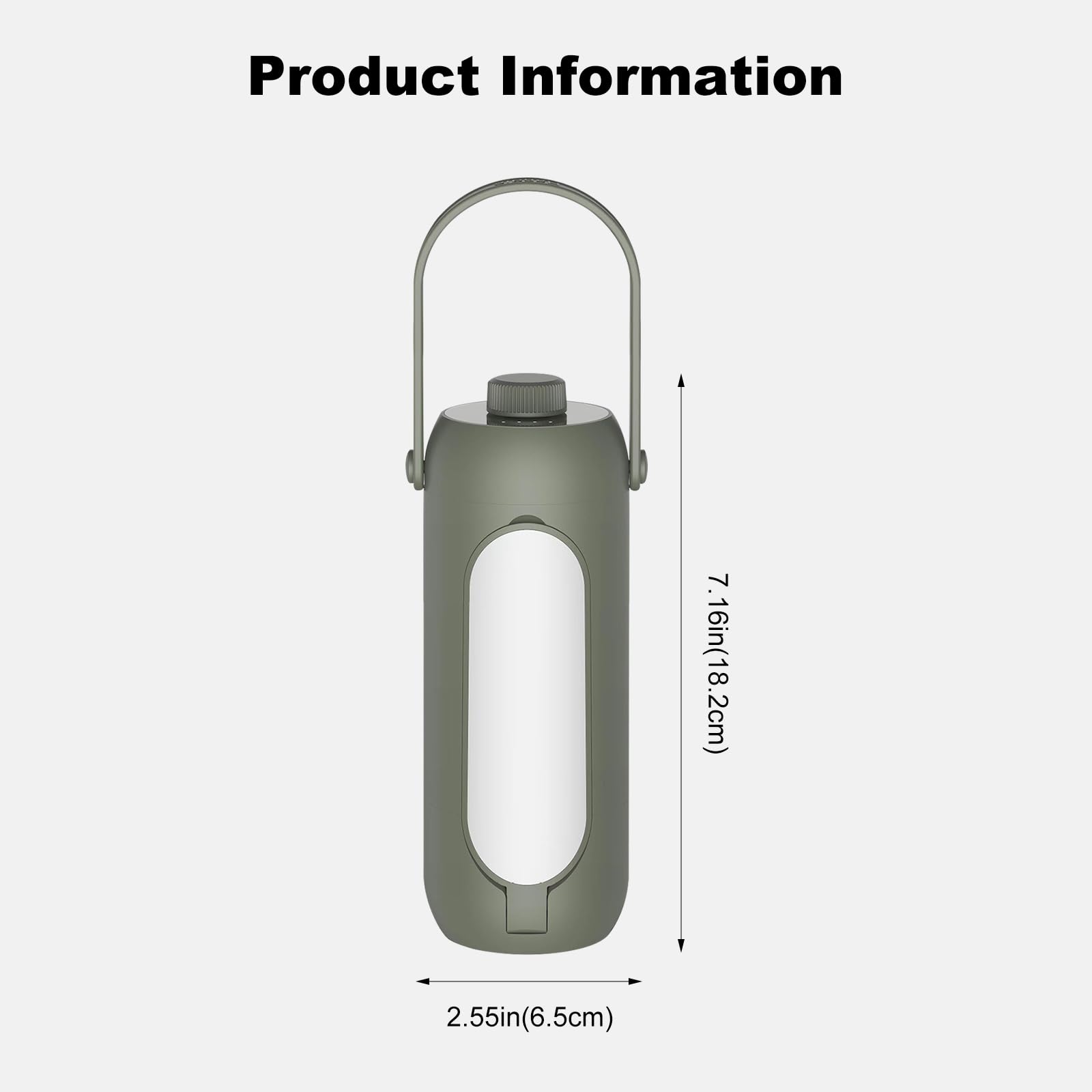 Ergocar Lampa kempingowa, 10000 lampa kempingowa o dużej pojemności, przenośna latarka LED, możliwość ponownego ładowania, kabel USB, czas pracy 11-180 godzin, światło zewnętrzne, do dekoracji