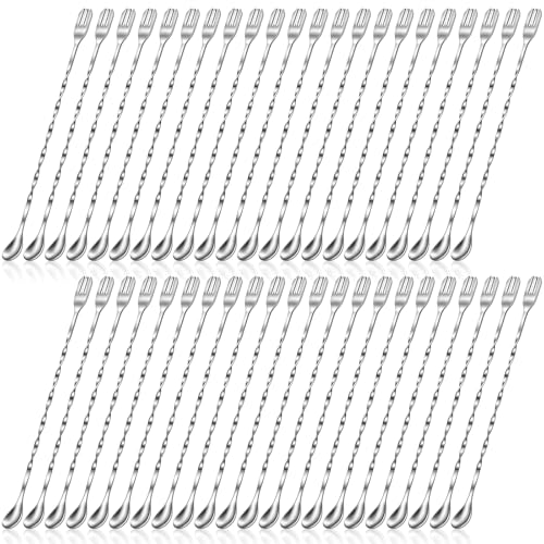 LemonRoad 50 Pcs Long Bar Spoon