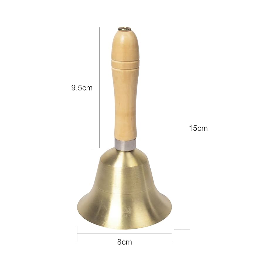 真鍮製ハンドベル 小、中、大　3個セット Amazon.co.jp: ハンドベル 5.9インチ ハンドコールベル 真鍮製