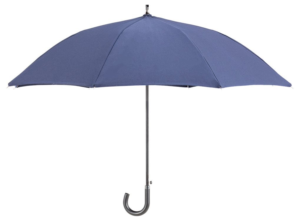 Premium Small Sun and Rain Umbrella with Sunbrella Fabric (Navy Blue) - Strong, Durable, UV-proof & Resistant Portable Parasol