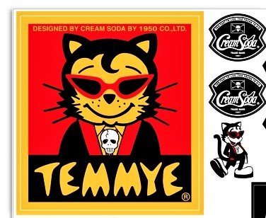 Amazon.co.jp: CREAM SODA TEMMYE ステッカーセット (ティミー 