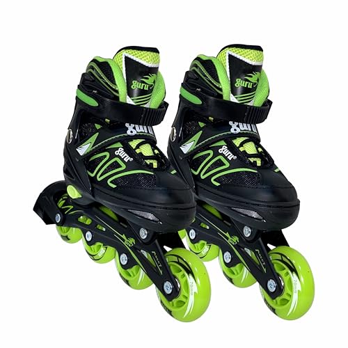 Image of GURU Inline Skates, Inline Skates Wheels for Kids & Adults Medium Size in-line Skates