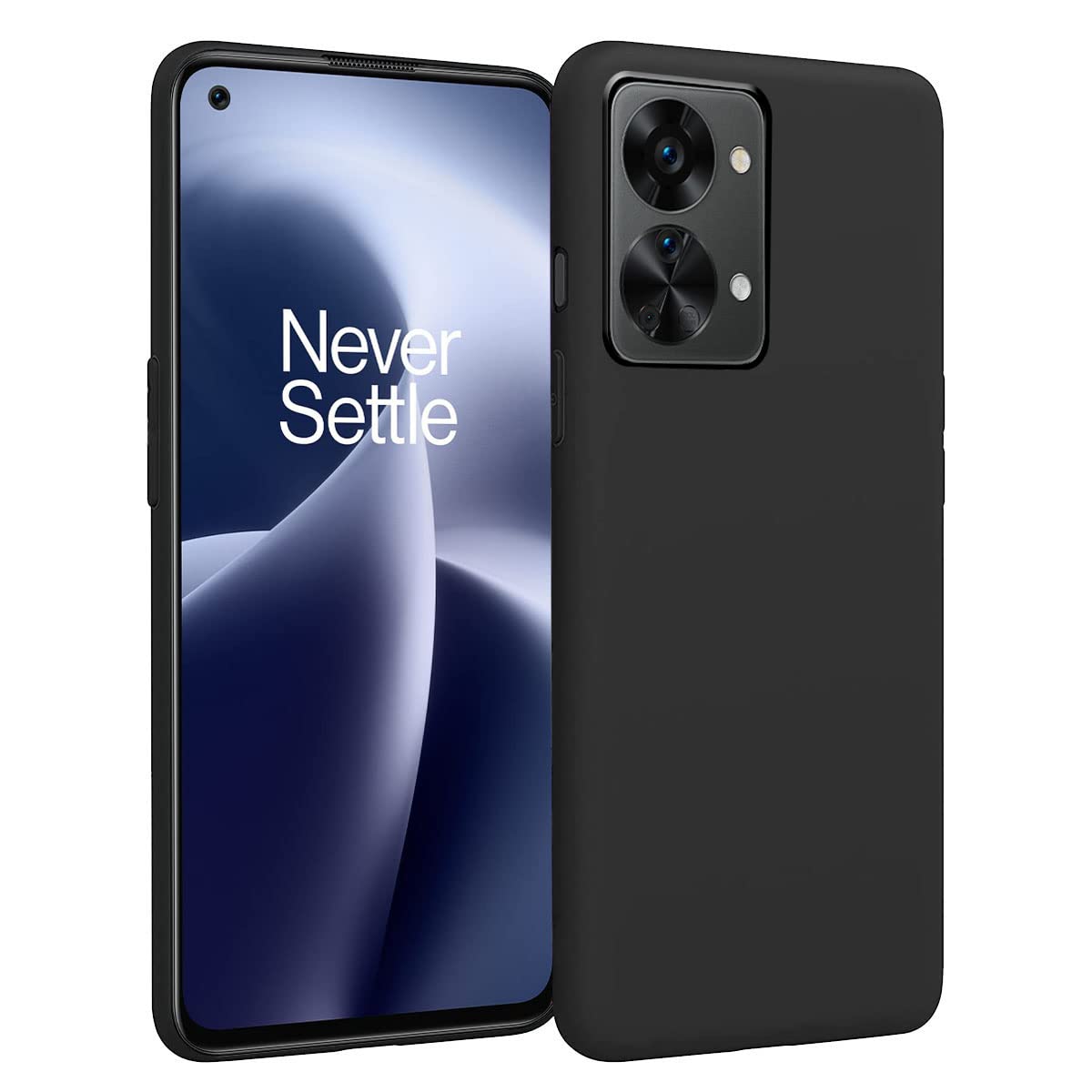 LIRAMARK Liquid Silicone Soft Back Cover Case for OnePlus Nord 2T 5G / 1+Nord 2T 5G (Black) (B0BVVJ2CPD) Amazon Price History, Amazon Price Tracker