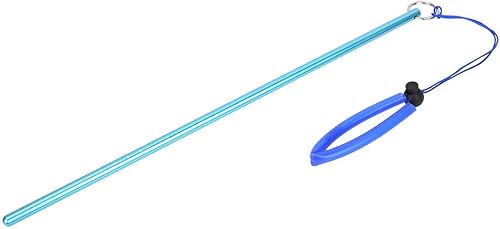 Miniatura 1 de Qiilu Varilla de buceo Varilla de buceo Aleación de aluminio Buceo Aleación de aluminio Puntero de cosquillas Stick con cordón de medición (azul)