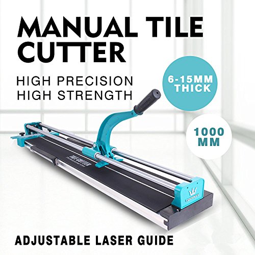 Preisvergleich Produktbild BanabaB 1000mm Schnittlänge Fliesenschneider Profi Manuelle Fliesenschneidmaschine Einstellbare Laserführung für Preciser Fliesen Schneiden
