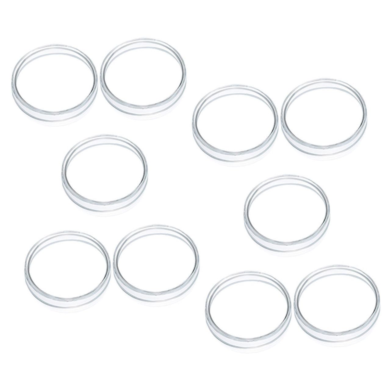OUNONA 3sets Petrischale Aus Kunststoff Laborwerkzeuge Gewebekulturplatte Zellkulturplatte Agarplatten Bausatz Agar-petrischalen Labor-petrihalter Chemie-petri-halter Plastik 10pcs*3