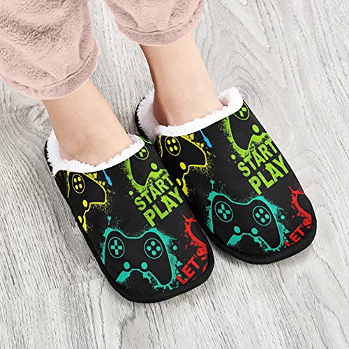 Slippers Soft Non-Slip Indoor House Slippers Home Shoes For Bedroom Hotel Travel Spa4