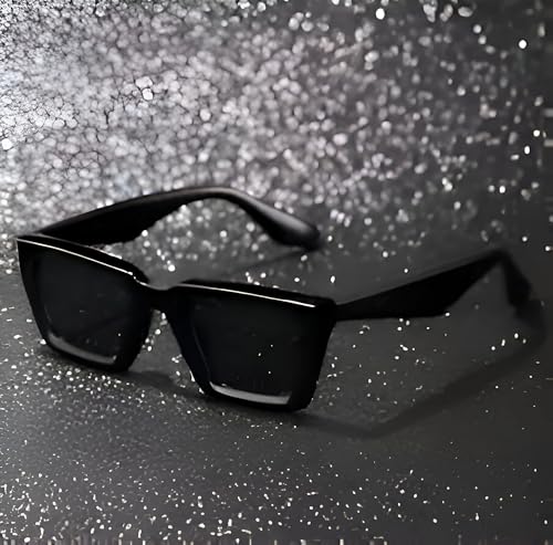 Image of ARICKS Vintage Square Cat Eye Sunglasses Women Retro Trendy Sunglasses