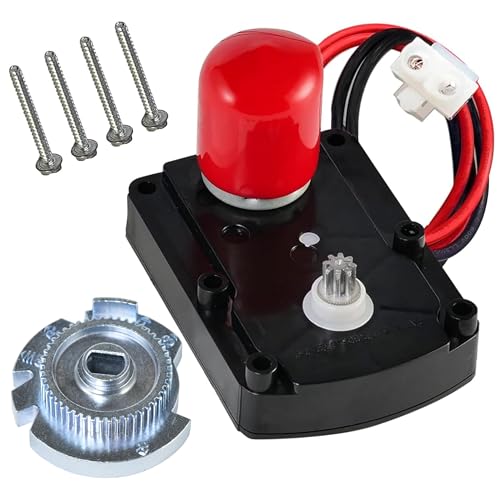 Hnemix 7286039 WS26X10021 7384691 7286039 WS26X10021 7384691 Water Softener valve motor Part Black with High-Performance Gear and Cam 7284964,Water Softener Replacement Parts