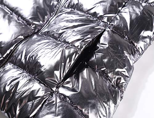 Giolshon Piumino Donna Metallizzato Lucido