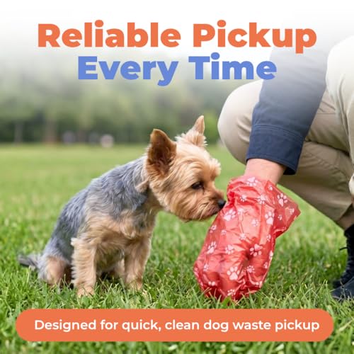 Image of Best Pet Supplies Dog Poop Bags for Waste Refuse Cleanup, Doggy Roll Replacements for Outdoor Puppy Walking and Travel, Leak Proof and Tear Resistant, Thick Plastic - Mixed Colors, 240 Bags