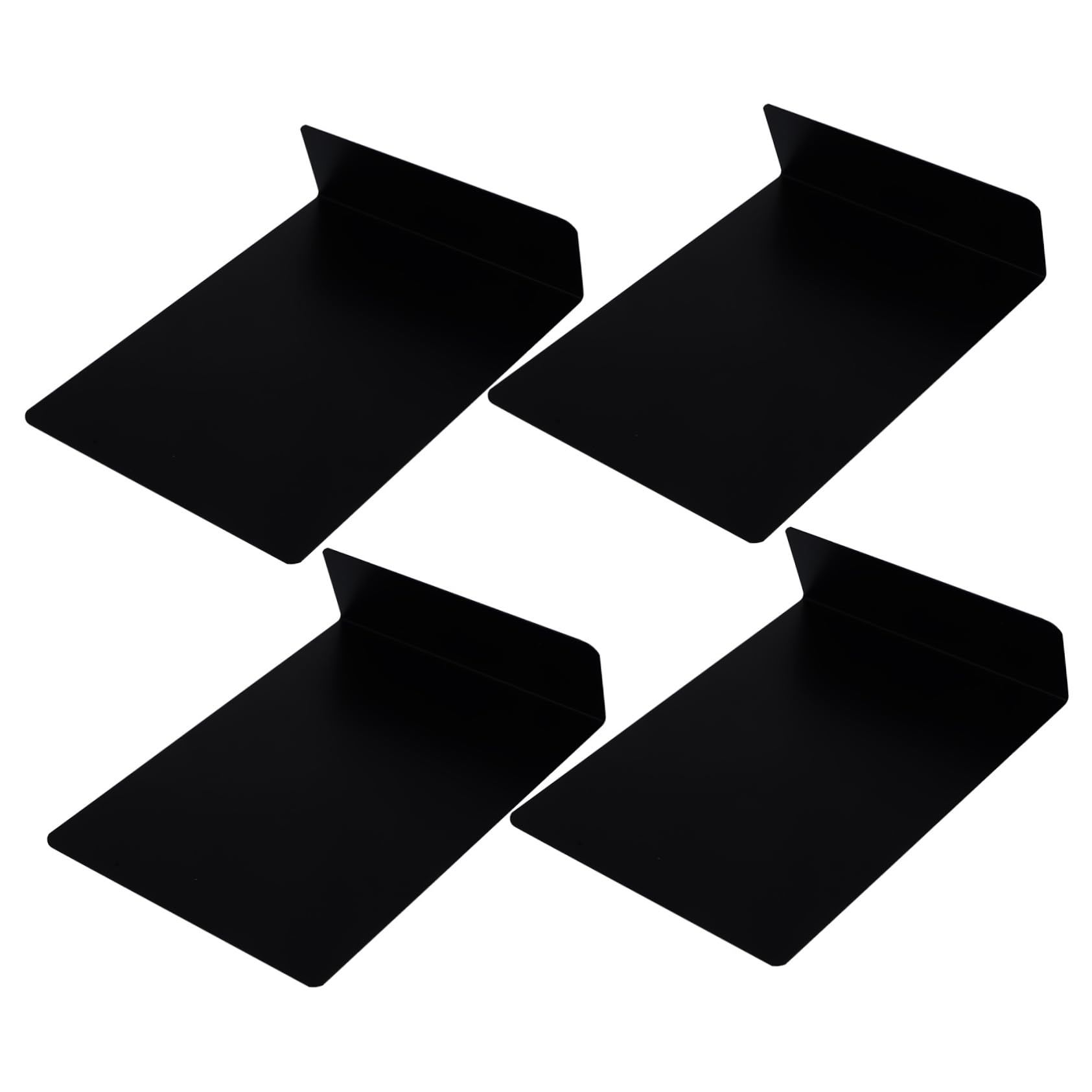 TEHAUX 5 Sätze Zeichen Zeichnen Dekorativ Mini-tafeln Bretter Mini-whiteboard Erste Write Board Werbetafel Multifunktionale Preistafeln Multifunktionale Schilder Pvc Black 4 Stück * 5