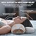 Lifiora 3-in-1 Neck Massager Pillow with Heat & Gentle Support, Deep Relaxation for Neck, Massage Pillow for Shoulder & Back, Ergonomic Pillow Design for Daily Comfort at Home or Office
