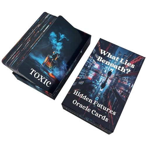 GZXINKE Spill The Beans Oracle Cards, Relationships Oracle Cards, Life Oracle Deck, Oracle Cards Deck for Beginner, Revealing Secrets, Like Cheating, Betrayal, Haters