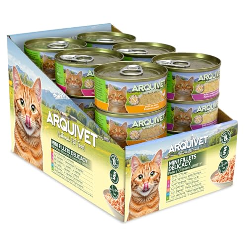 Variety Pack. 24 latas de Pollo con 6 Recetas Diferentes. Chicken Mini fillets Delicacy - 24 x 80g