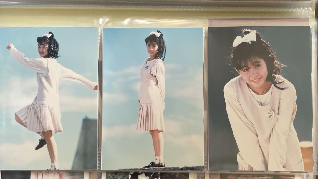 Amazon.co.jp: 岩井由紀子 ゆうゆ おニャン子クラブ 写真 3枚組 : おもちゃ