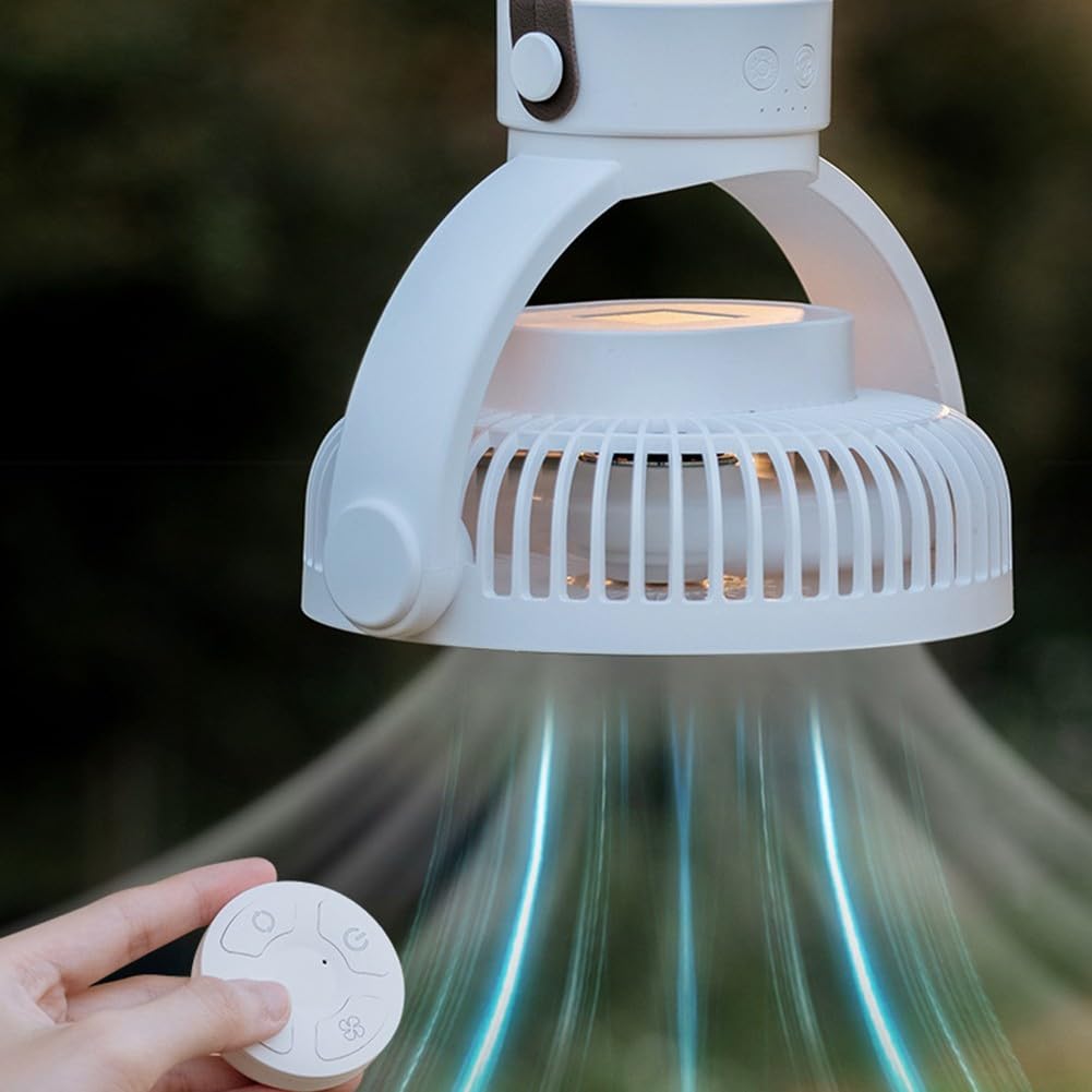 Zoegneer Ventilateur mural rechargeable et portable avec inclinaison réglable pour cuisine, salle de bain, dortoir