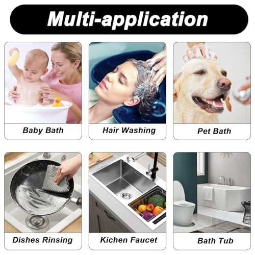 Dog-shower-sparyer-attachment-Shower-Head-with-Silicone-massage-brush-for-pet-dog-bathing-Extra-long-98-Hose-for-Tub-faucet-Baby-Hair-washing-pet-bathing-supplies Dog shower sparyer attachment Shower Head with Silicone massage brush for pet dog bathing Extra long 98 Hose for Tub faucet Baby Hair washing pet bathing supplies