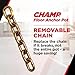 CHAMP Floor Anchor Pot, 10-Ton Capacity, Heavy-Duty Auto Body Frame Pulling Anchor for Concrete Floors, Self-tightening with Removable Chain and Flush Lid, Made in USA - 1 Pot