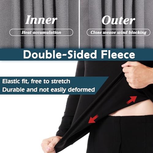 Men's Thermal Pants Soft Thermal Underwear Bottoms Base Layer Long Johns Sexy Low Waist Warm Leggings3