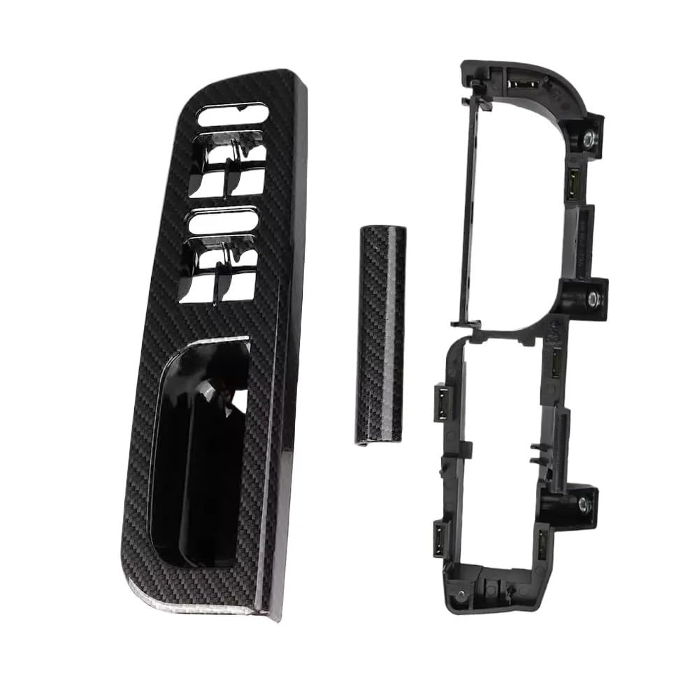 YBVDCXP Door Pull Handle Interior Door Grab Handle Cover Switch Bezel for Golf for MK4 1998-2005