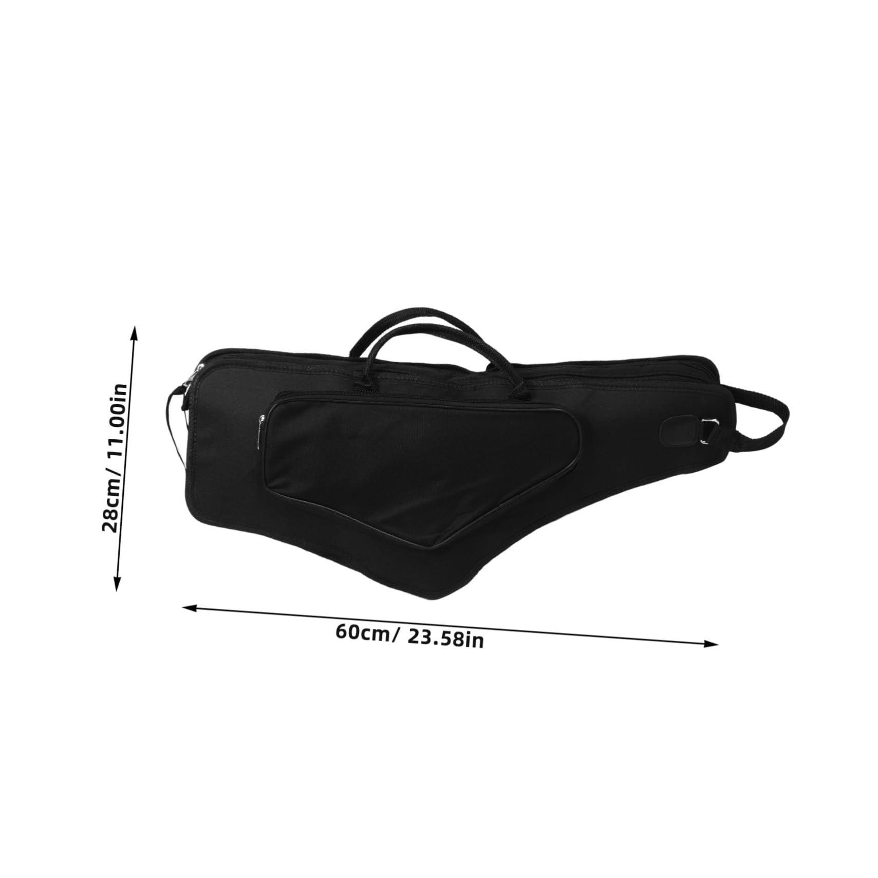 ERINGOGO Bass Clarinet Reed Case Saxophone Bag Backpack Straps for Musicians Waterproof