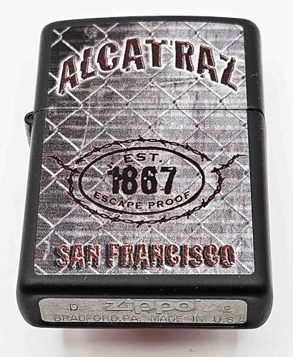 Encendedor Zippo Property of Alcatraz San Francisco miniatura 1
