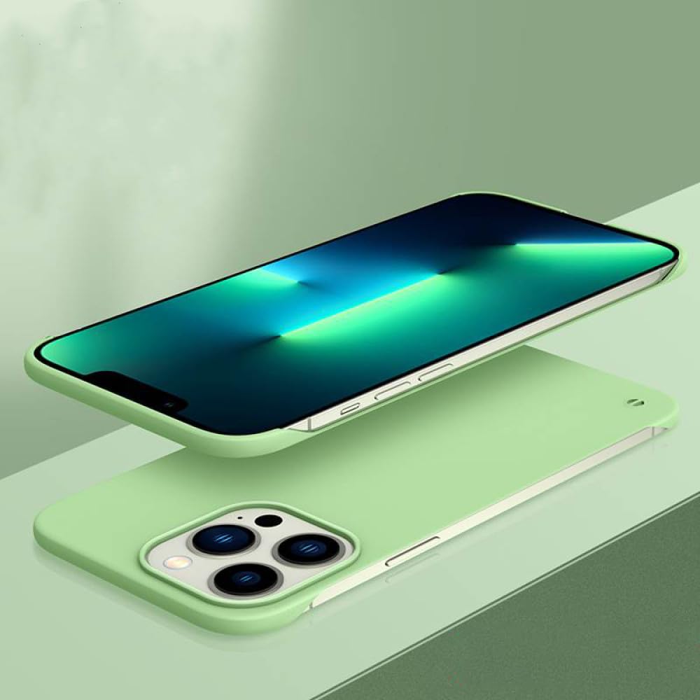 JZFDCLF Custodia ultra sottile senza cornice per PC per iPhone 15
