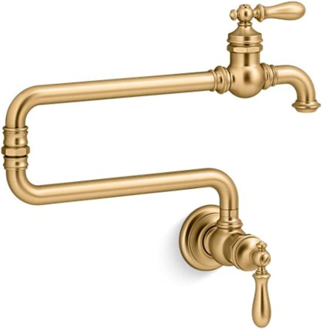 Sponsored Ad – 99270-2MB Artifacts Kitchen Sink Faucet, Vibrant Brushed Moderne Brass