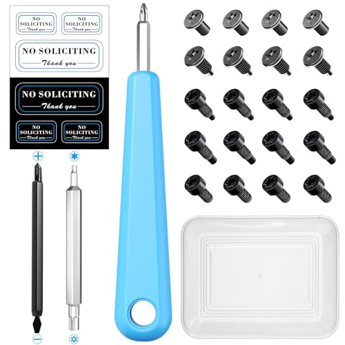 R/ing Doorbell Screwdriver Kit with No Soliciting Signs