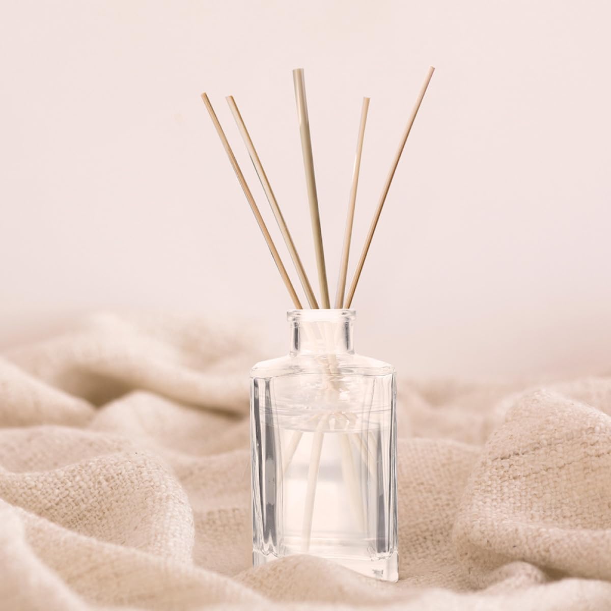 Lurrose Flaconi Diffusore Aroma 150ml in Vetro Trasparente Spesso Set da 3 Bottiglie Vuote per Aromaterapia Casa Ufficio Decorazione Soggiorno