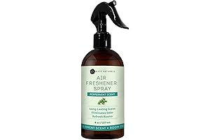 Kate Naturals Peppermint Car Air Freshener: Odor Eliminator Refreshing Spray for Car