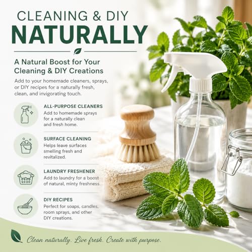 Aceite Esencial de Menta 100% Puro 2 Botellas 4 fl oz miniatura 5