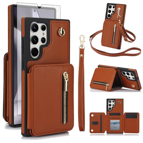 Coque antichoc Samsung S24 Ultra anti-piratage RFID avec vitre de protection