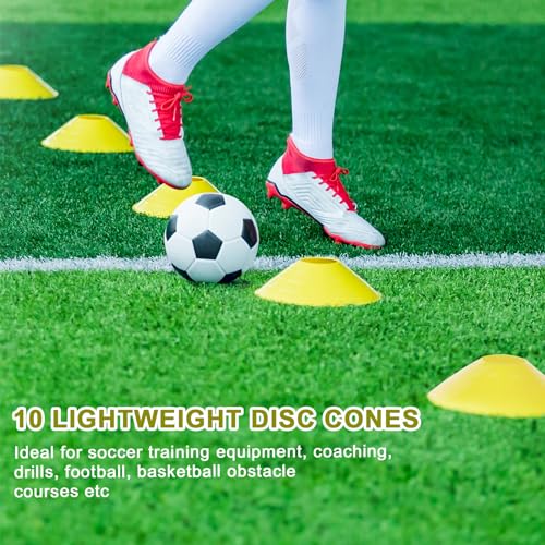 image for AGPTEK Agility Training Equipment Set, Agility Ladder Speed Soccer Kic