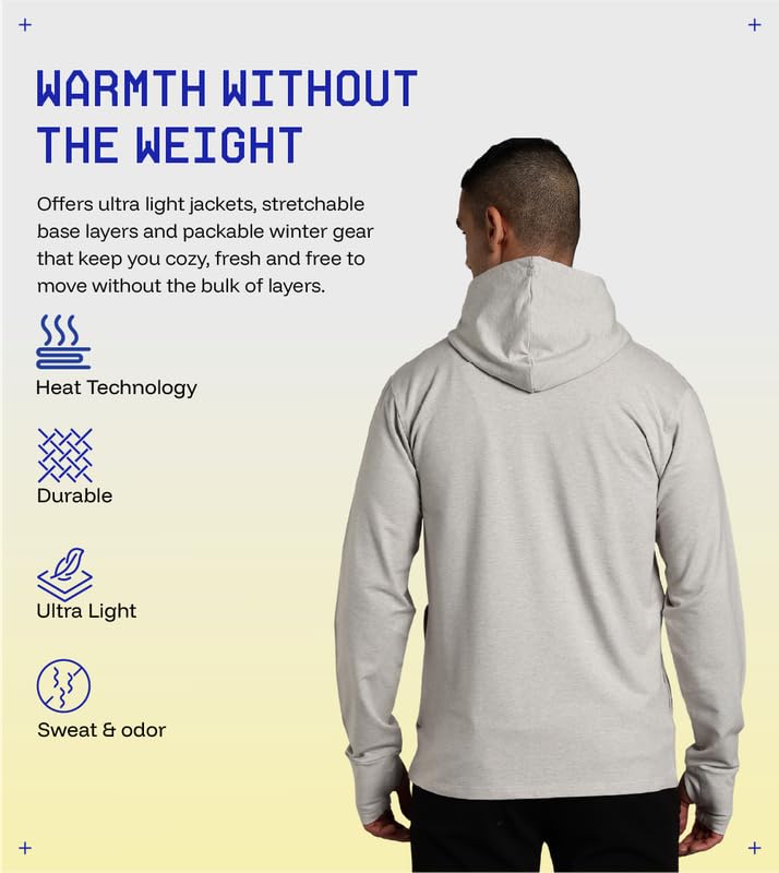 Image of BLUE TYGA Anti-AC Thermal Jacket Pro - Winter Jacket with Ultra-Lightweight HeatTrap Technology for Office, Flight, Travel & Indoor Cold Weather