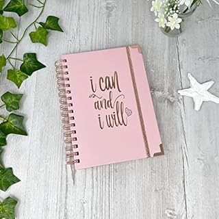 12 Week Food Diary, Weight loss Journal - Rose Gold Daily Planner