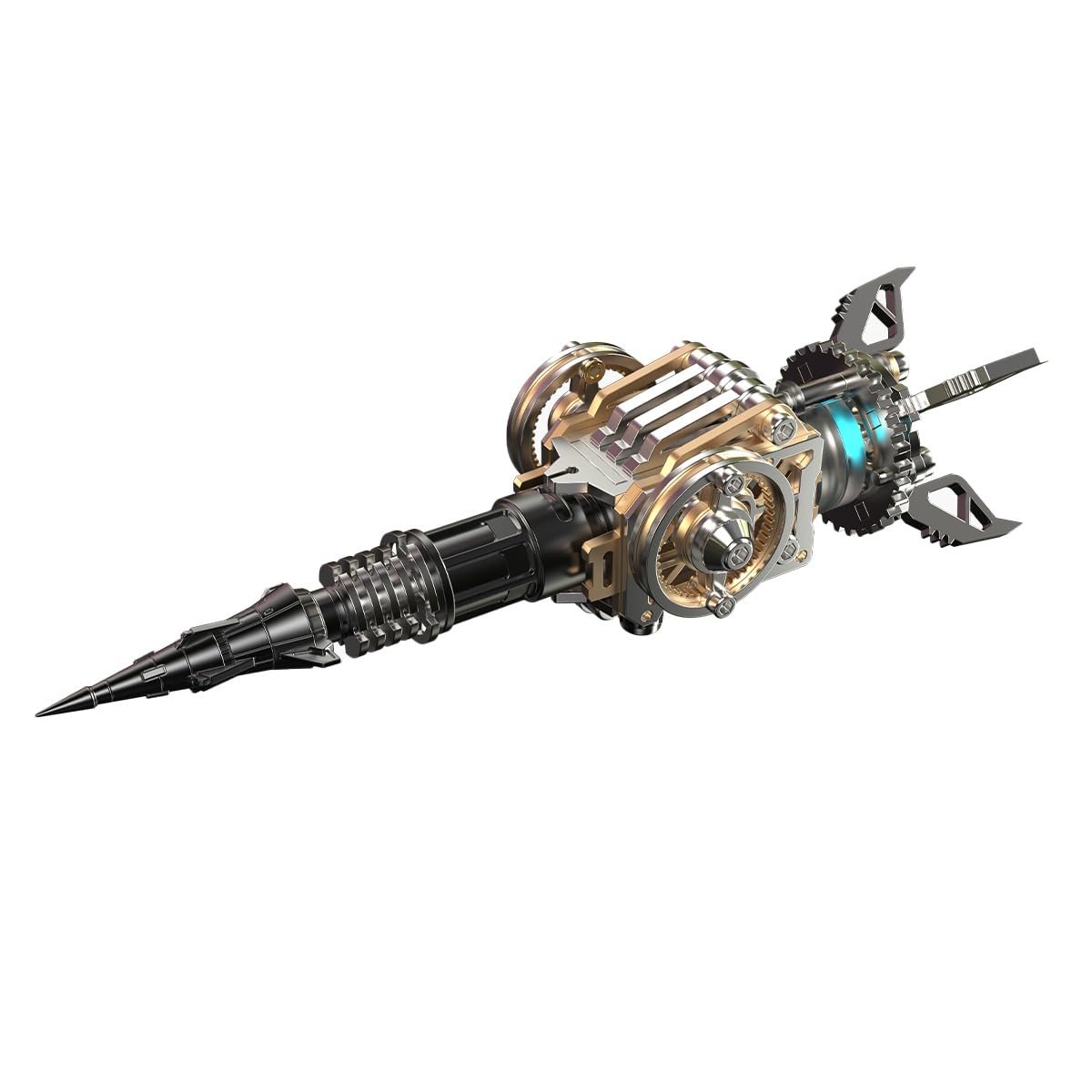 Steampunk Mechanisch Spinne mit Waffen-Zubehör, DIY-Montage 3D Metall Puzzle Spinne Modellbausatz mit Werkzeugen, Adventskalender 2025 Geschenke (771 Teile)