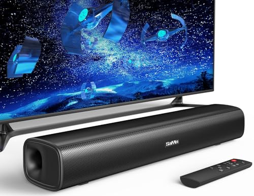 Are Soundbars a Waste of Money? (2023) Saiyin 17 inch Sound Bar for Smart TV with Bluetooth 5.3/Optical/Auxiliary, Wall Mountable Soundbar...
