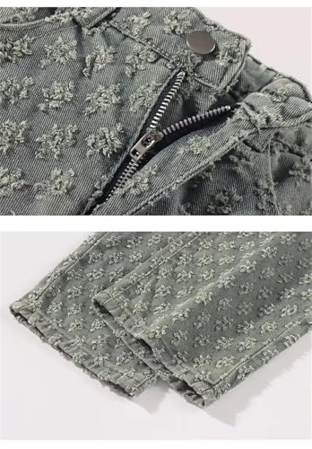 Men's Style Autumn Jacquard Trendy Lapel Shirt Bell Bottoms Ensemble3