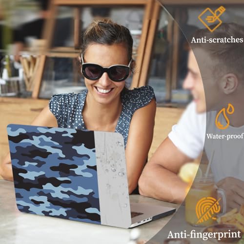 Coque MacBook Air 13 anti-rayures housse case rigide camouflage A1466 A1369 - 2