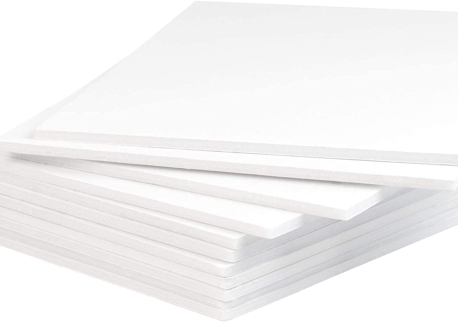 3-Pack White Foam Boards – A3 Size (42 cm × 29.7 cm), 5mm Thick Coloured Craft Sheets for School Projects, Presentations, Signboards, Framing, Art & DIY Displays
