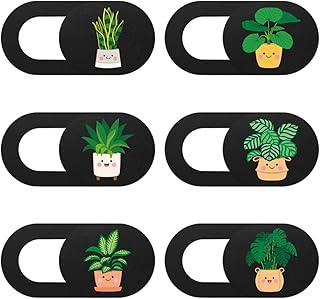 FRCOLOR 6PCS Webcam Cover Slide Laptop Camera Cover Tablet Webcam Cover Slider Web Blocker Protect Your Visual Privacy and Security