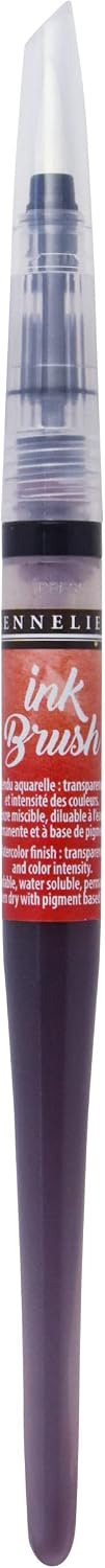 Sennelier Ink Brush Pen, 0.22 oz, Primary Red