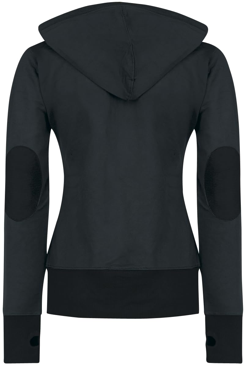 Black Premium by EMP Patched Hoodie Frauen Kapuzenpullover schwarz XL