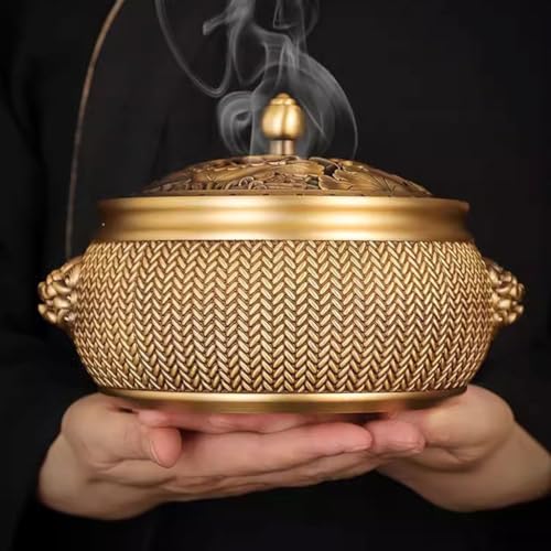 Accessoires de méditation : porte-encens laiton durable - 7