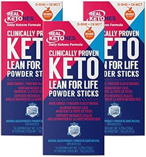 Real Ketones Orange Blast - Exogenous Keto D BHB + MCT + Electrolytes, Drink Mix Powder, 30 Packets, for Rapid Ketosis